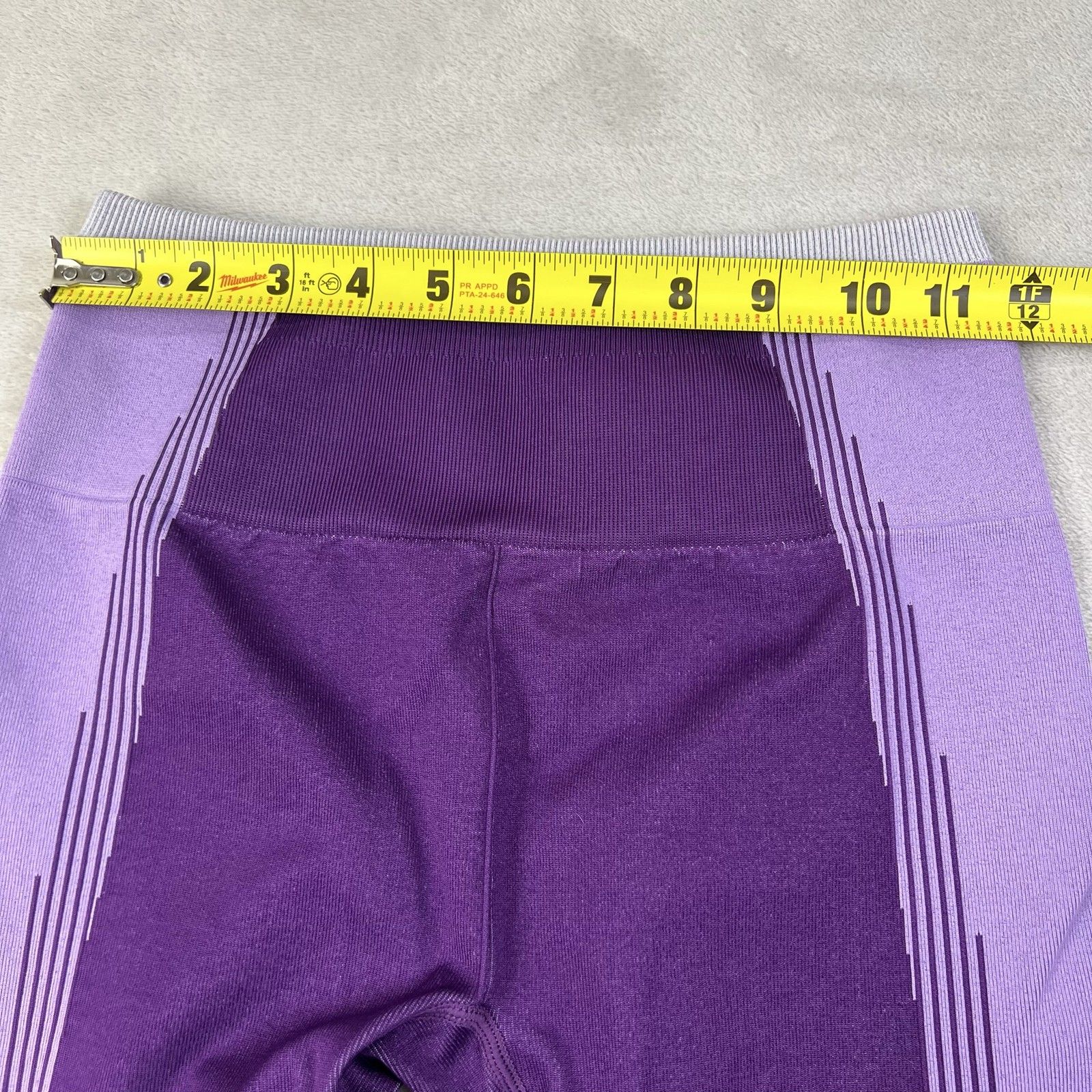 Fabletics Seamless Fusion High-Waisted 7/8 Leggings Women S Luxe Plum — image 4 of 8